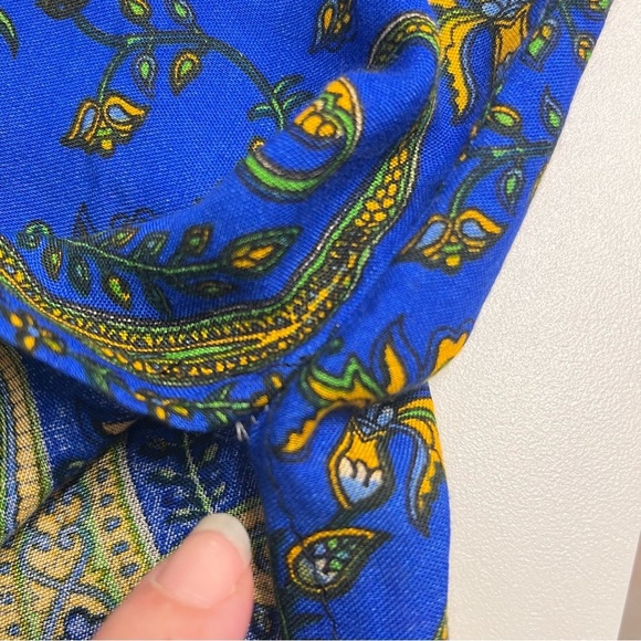 Imperfect 100% cotton made in Egypt tunic dress size medium lightweight summer - Picture 10 of 16